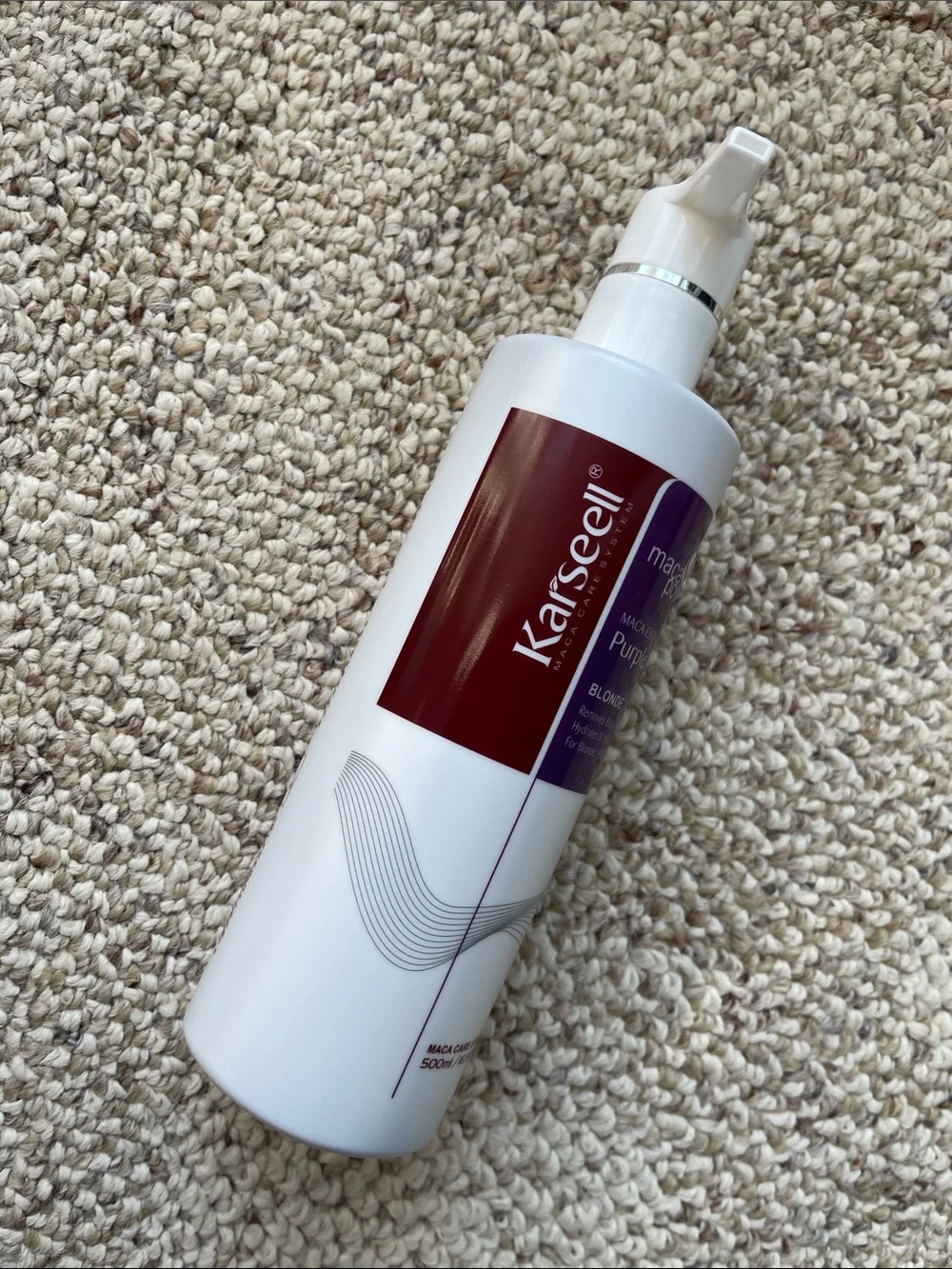 Maca Power Purple Shampoo for Blonde Hair